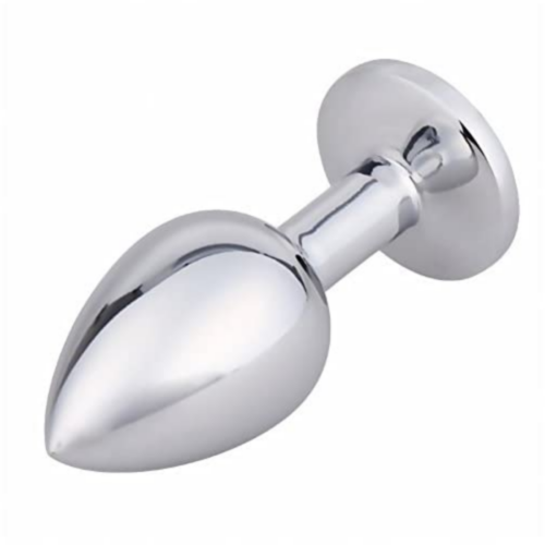 Akstore Jewelry Design Stainless Steel Butt Plug Set White single
