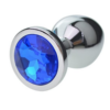 Blue Jeweled Beginners Butt Plug