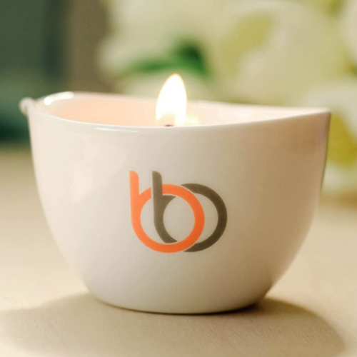 Burn & Bliss Soy Wax Massage Oil Candle - Peppermint & Eucalyptus