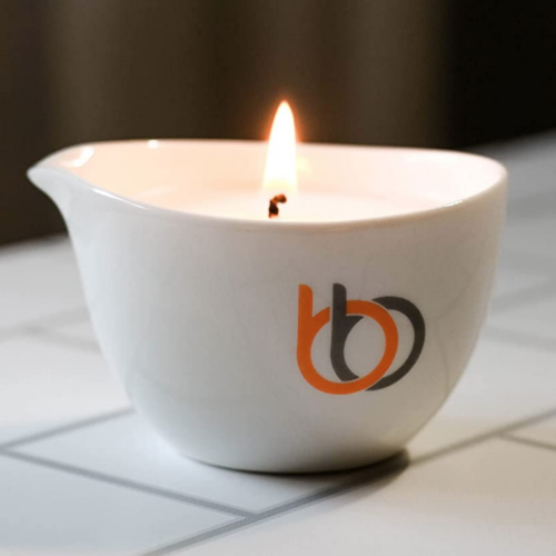 Burn & Bliss Soy Wax Massage Oil Candle - Soothing Lotus