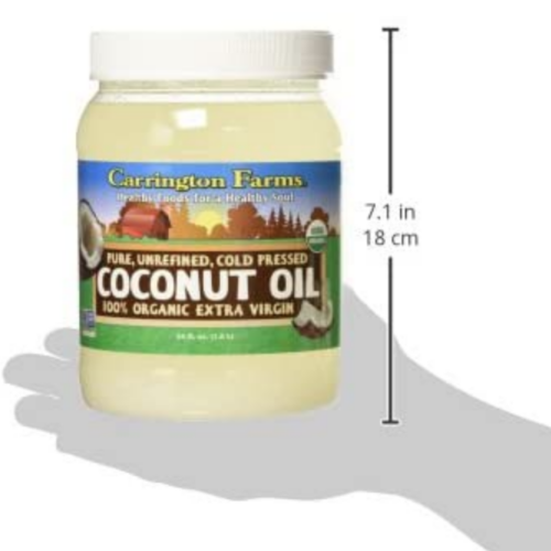 Carrington Farms Organic Extra Virgin Coconut Oil size