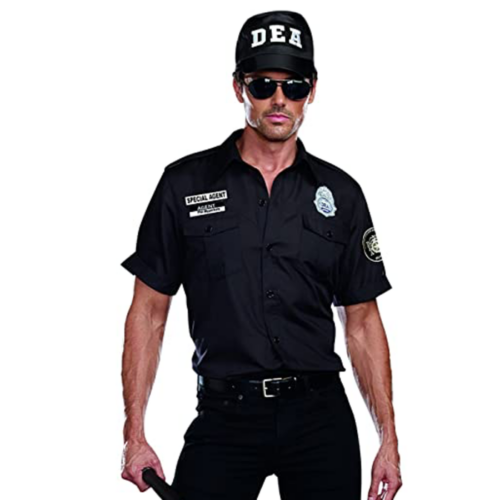 Dreamgirl Men's DEA Officer Phil My Pockets Costume front top