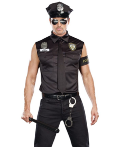 Dreamgirl Men's Dirt Cop Officer Ed Banger Costume
