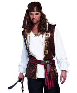 Dreamgirl Men's Seaworthy Pillaging Pirate Captain Costume