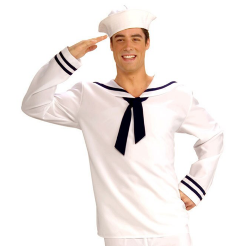 Forum Novelties Men's Anchors Aweigh Sailor Costume top