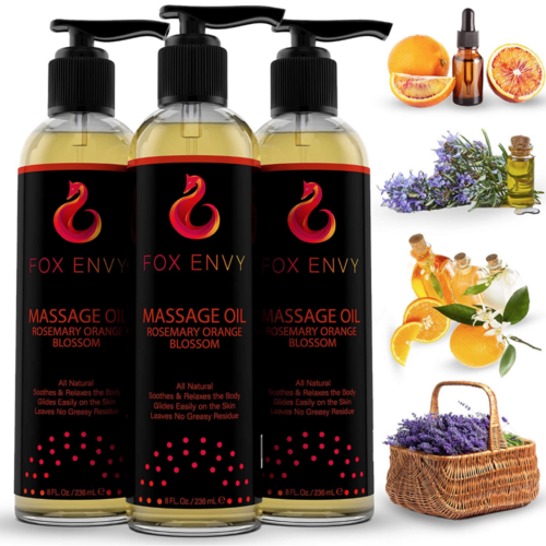 Fox Envy Massage Oil - Orange Blossom with Rosemary