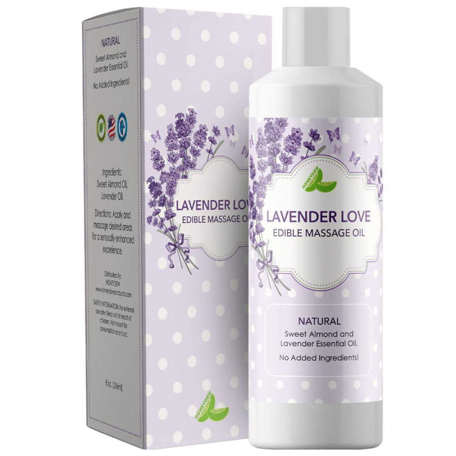 Honeydew Lavender Love Edible Massage Oil 8oz 2023 Edition 