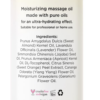 Honeydew Moisturising Massage Oil for Sensual Massage ingredients