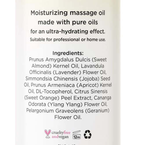 Honeydew Moisturising Massage Oil for Sensual Massage ingredients