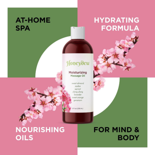 Honeydew Moisturising Massage Oil for Sensual Massage specs