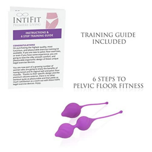 IntiFit Premium Kegel Exercise Weight Training Set training guide