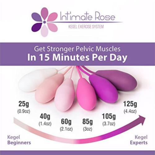 Intimate Rose Kegel Exercise Weights weights