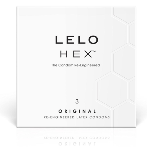 LELO HEX Original Latex Condoms 3 Pack
