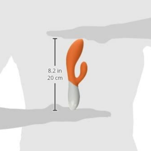 LELO INA 2 Orange Luxury Rabbit Vibrator size