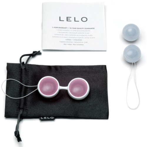 LELO Luna Beads Regular Size Kegel Exercise Balls box contents
