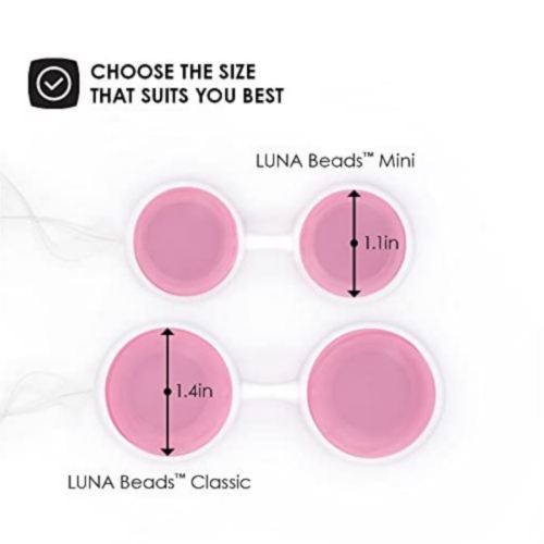 LELO Luna Beads Regular vs Mini Size Kegel Exercise Balls