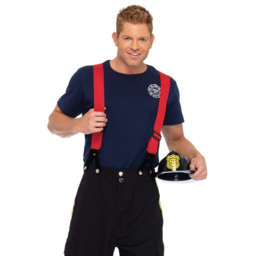 Leg Avenue Men's 3 Piece Fire Captain Costume