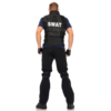 Leg Avenue Men's 4 Piece SWAT Costume back