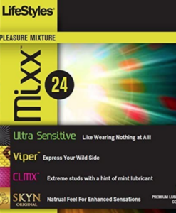 LifeStyles Pleasure Mixture Mixx Condoms