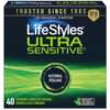 LifeStyles Ultra Sensitive Condoms 40 Ct