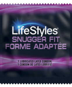 Lifestyles Snugger Fit Lubricated Latex Condoms