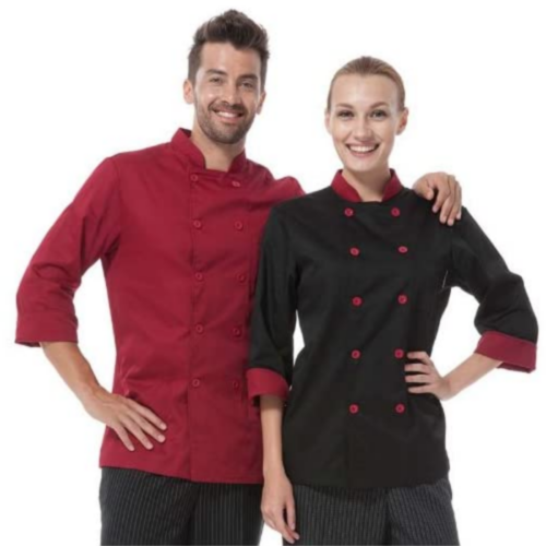 Long Sleeve Unisex Chef Coat Uniform