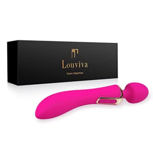 Louviva Double Ended Wand Vibrator with box
