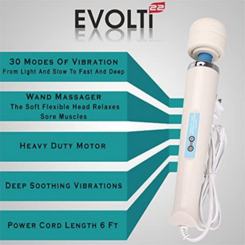 Multi-Speed Corded Electric Wand Massager features