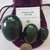Nephrite Jade Drilled Yoni Eggs