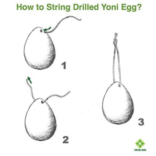Nephrite Jade Drilled Yoni Eggs how to use