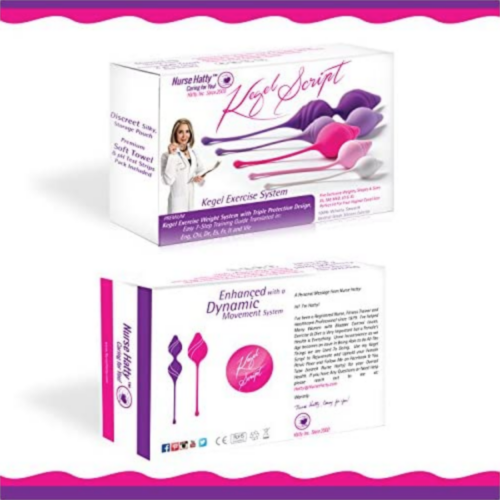 Nurse Hatty Kegel Exercise Weight System box front and back