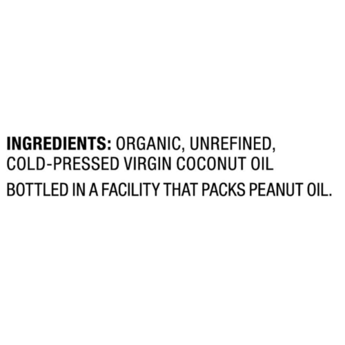 Nutiva Organic Virgin Coconut Oil 15 oz ingredients