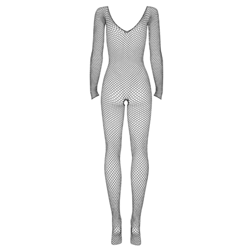 Obsessive Long Sleeved Crotchless Bodystocking N109 back