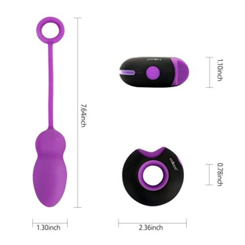 Odeco USB Rechargeable Remote Control Bullet Egg Vibrator 3