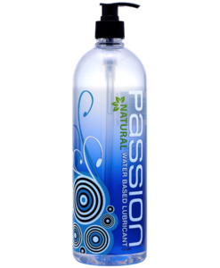 Passion Lubes Natural Water-Based Lubricant 34 fl oz