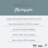 Penchant Premium Silicone Based Personal Lube specs