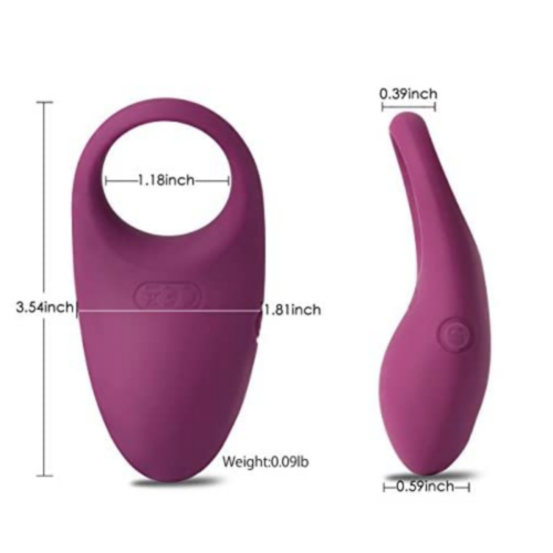 SVAKOM Winni Wireless Cock Ring - Violet dimensions