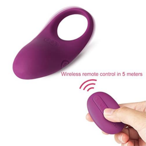 SVAKOM Winni Wireless Cock Ring - Violet distance