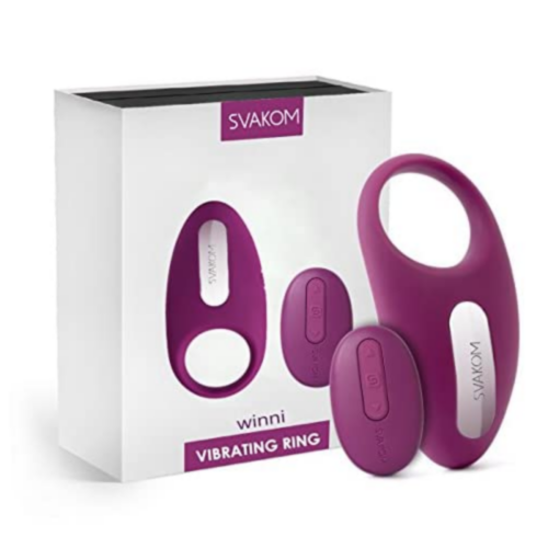 SVAKOM Winni Wireless Cock Ring - Violet with box
