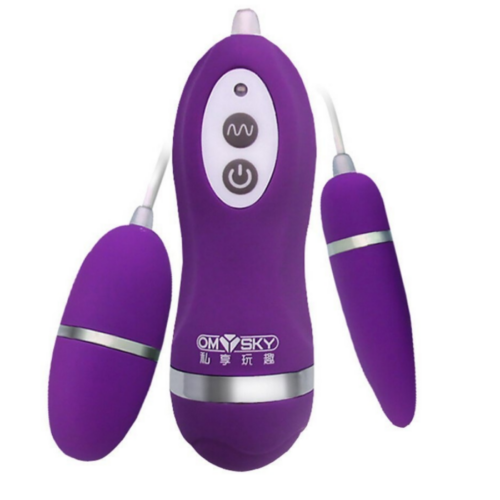 Sexbaby 10-Frequency Double Eggs Vibrator