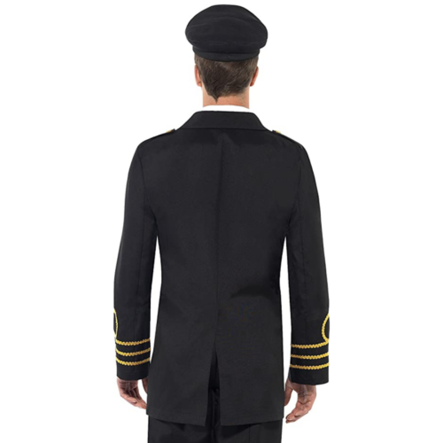 Smiffy's Navy Officer Male Costume back zoom
