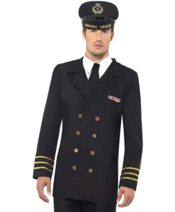 Smiffy's Navy Officer Male Costume front zoom