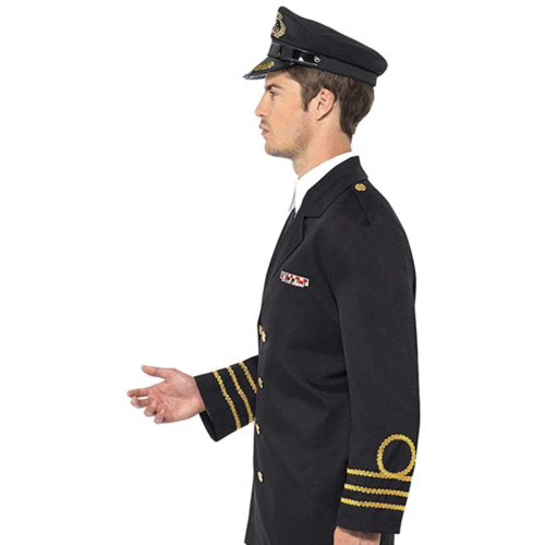 Smiffy's Navy Officer Male Costume side zoom