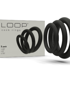 Super Soft Black Cock Ring Set