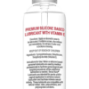 Swiss Navy Silicone Lubricant 16 oz label