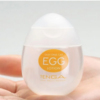 TENGA Easy Beat Egg Lotion Personal Lubricant in hand