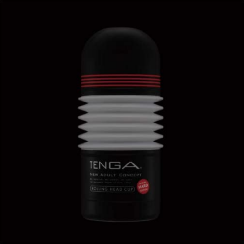 TENGA Rolling Head Cup Hard Edition black solo