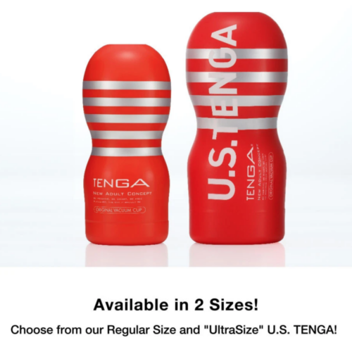 TENGA U.S. Original Vacuum Cup vs Standard