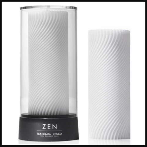 TENGA ZEN 3D Sensual Sleeve Male Masturbator and box