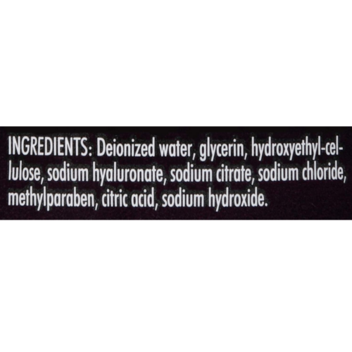 TROJAN Lubricants H2O Closer ingredients
